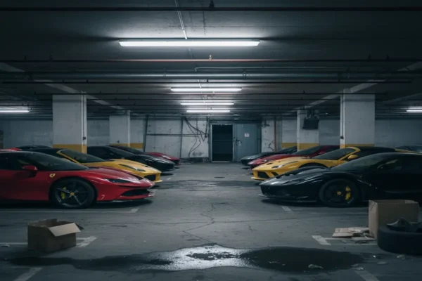 В Києві виявлено паркінг з розкішними Ferrari, вартість яких перевищує півмільйона доларів