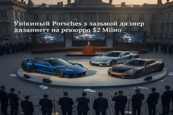 Унікальні Porsche від знаменитого дизайнера були продані на аукціоні за рекордні $2 мільйони