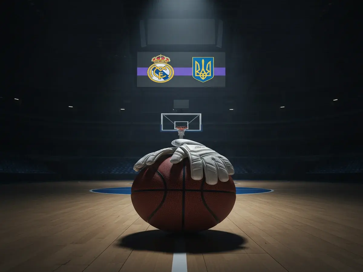 Воротар Реала Лунін обирає баскетбол замість футболу: він пропустив гру збірної України