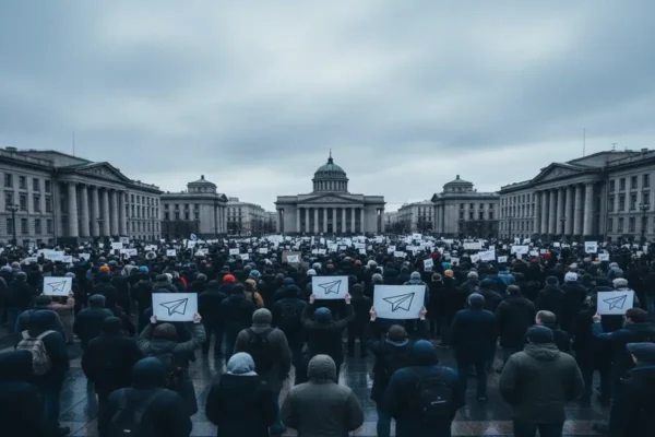 У Росії відбулися масові протести проти заборони Telegram у різних містах країни