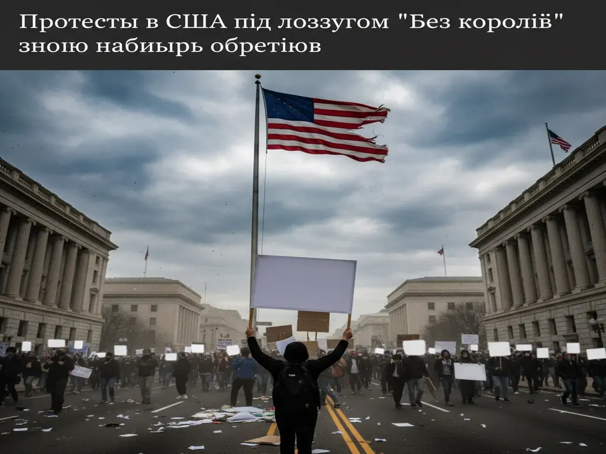 Протести в США під лозунгом “Без королів” знову набирають обертів