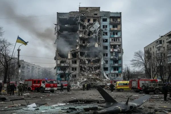 Російські військові здійснили ракетний удар по Кривому Рогу, використавши реактивні системи “шахед”