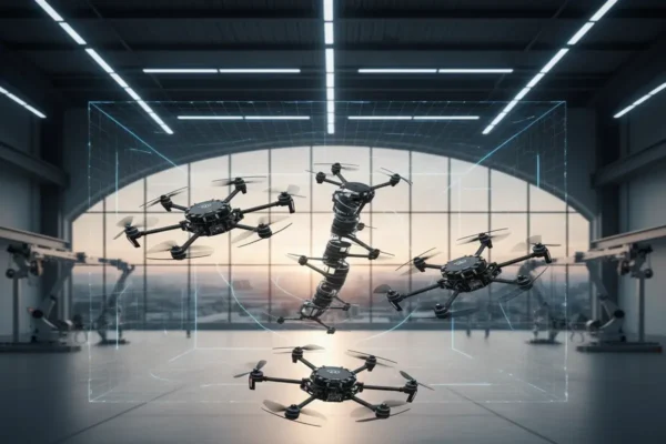 Французький стартап розробив дрони, що вільно маневрують у повітряному просторі