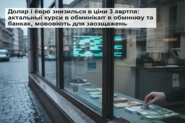 Долар і євро знизилися в ціні 3 квітня: актуальні курси валют в обмінниках та банках, можливості для заощаджень