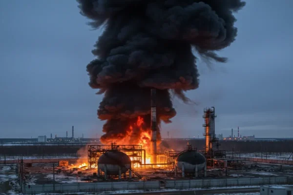 Збройні сили України завдали удару по нафтопереробному заводу Башнефть-Новойл на території Росії