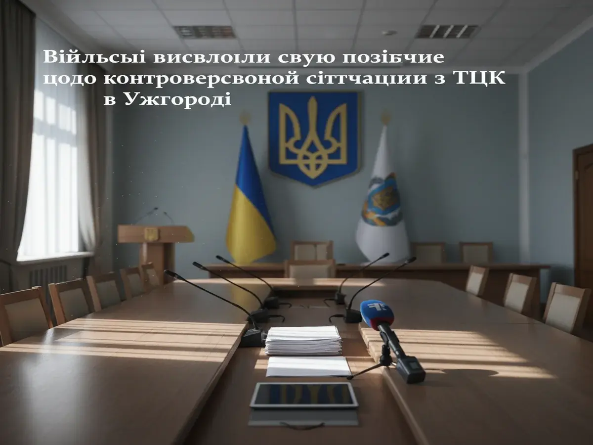 Військові висловили свою позицію щодо контроверсійної ситуації з ТЦК в Ужгороді
