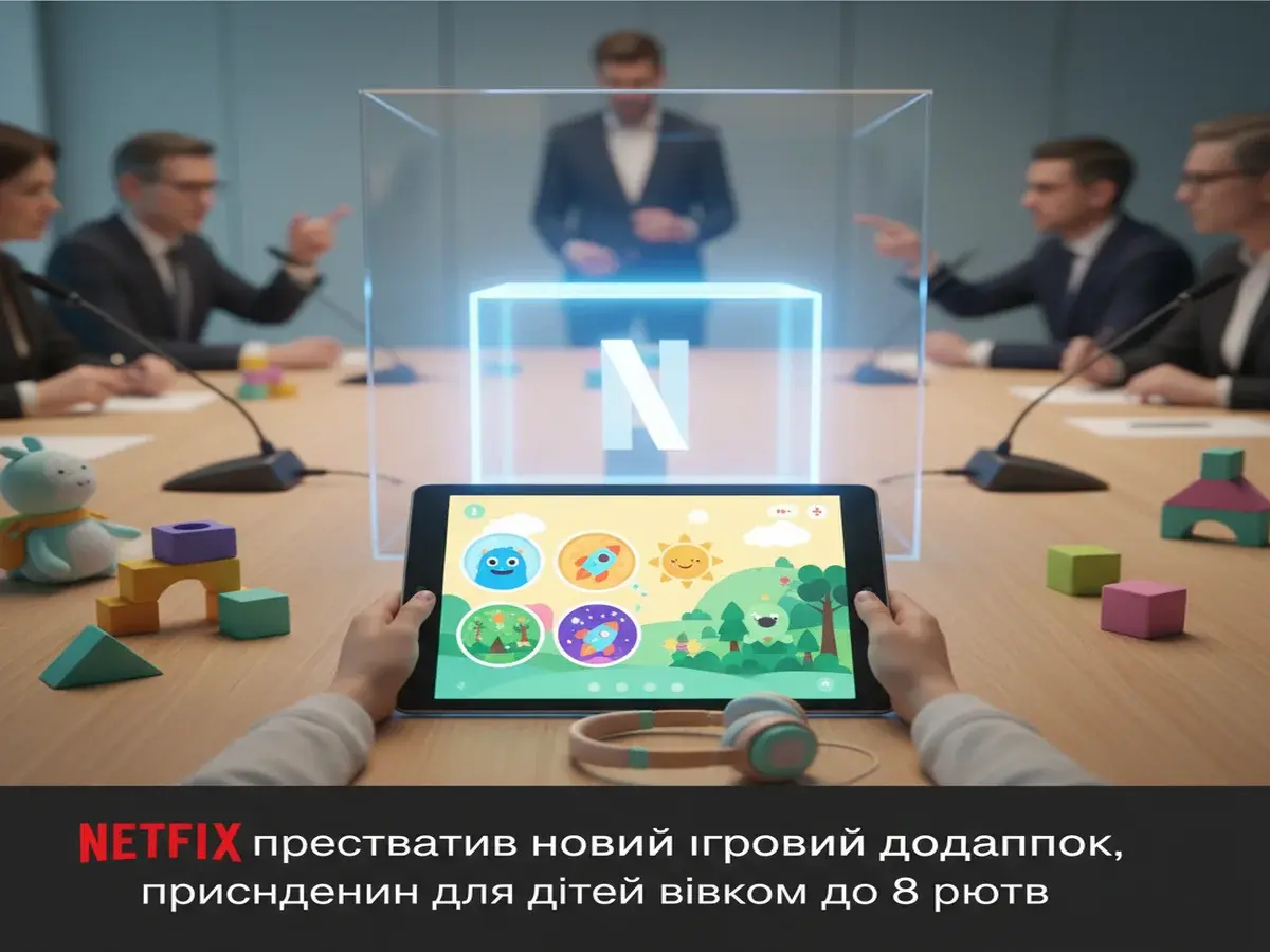 Netflix представив новий ігровий додаток, призначений для дітей віком до 8 років
