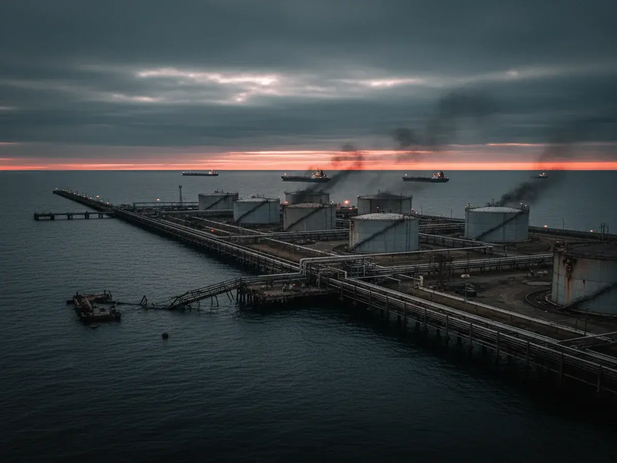 Новоросійськ зазнав атаки: нафтовий термінал Шесхаріс зупинив свою діяльність