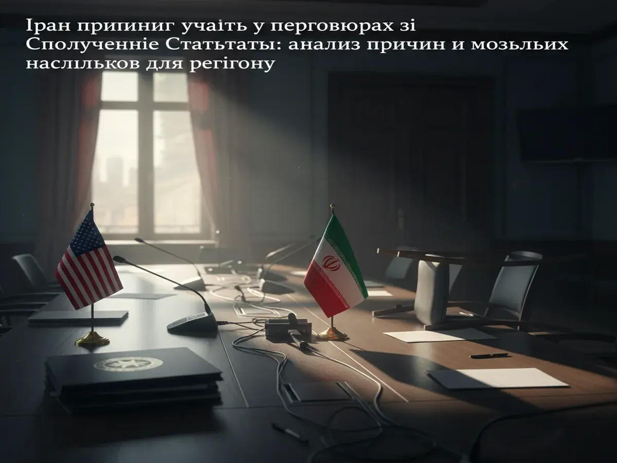 Іран припинив участь у переговорах зі Сполученими Штатами: аналіз причин і можливих наслідків для регіону