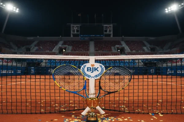 Світоліна святкує перемогу, підтверджуючи свій успіх на Кубку Біллі Джин Кінг