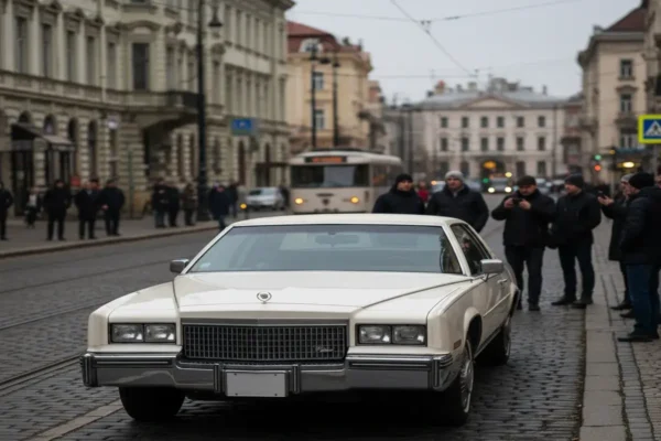 В Україні зафіксували унікальний Cadillac Eldorado Biarritz з 80-х років, який привертає увагу автолюбителів