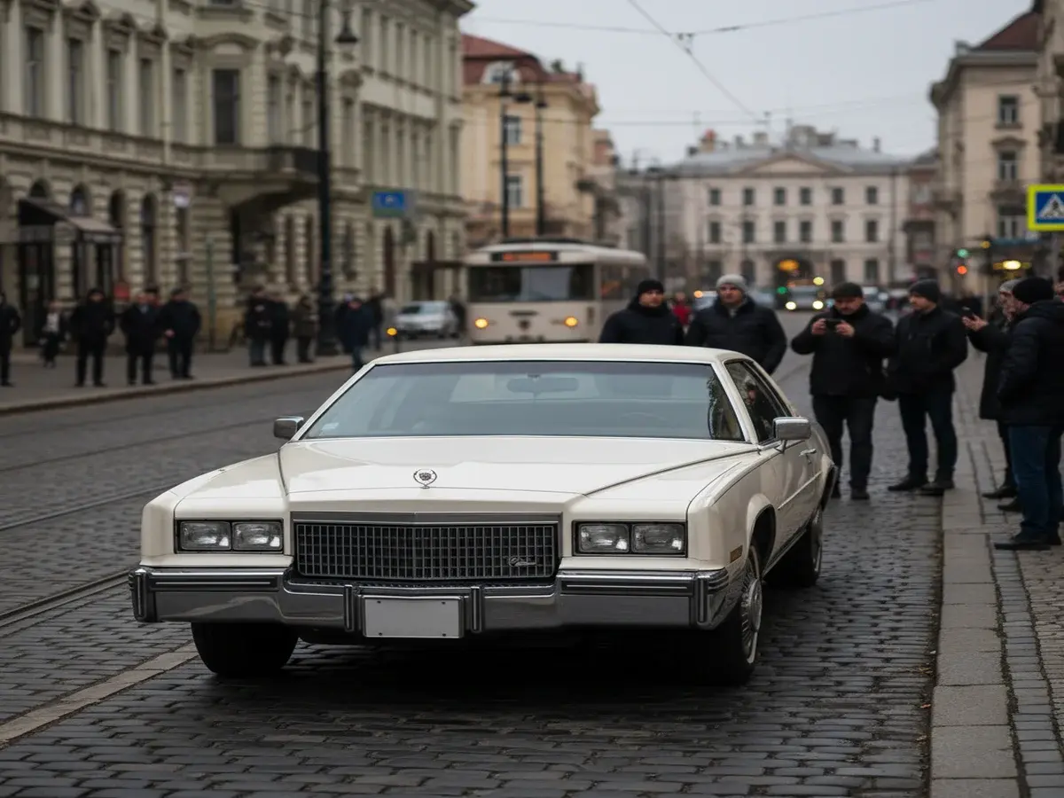 В Україні зафіксували унікальний Cadillac Eldorado Biarritz з 80-х років, який привертає увагу автолюбителів