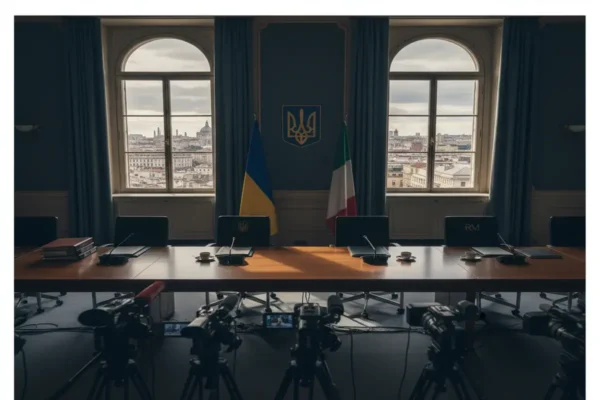 Володимир Зеленський, президент України, готується до візиту на переговори з Джорджією Мелоні