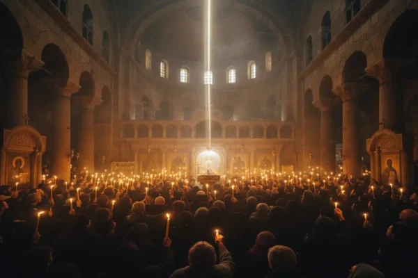 У Єрусалимі тисячі паломників зібралися на святкування сходження Благодатного вогню