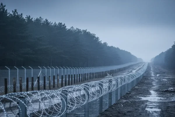 Польща впроваджує нові заходи безпеки на кордоні з Білоруссю, встановлюючи загороду з колючого дроту