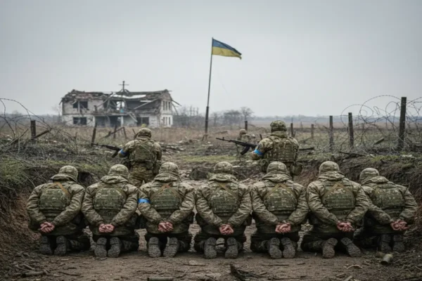 Два українських військових захопили в полон восьмеро окупантів під час бойових дій