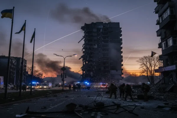 Росія здійснила масовану атаку на Україну, запустивши десятки ракет та сотні безпілотників