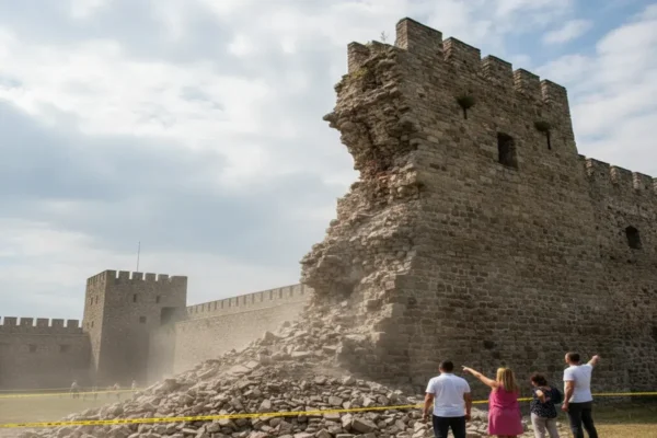 Частина стіни обвалилася в історичній Хотинській фортеці, викликавши занепокоєння серед відвідувачів