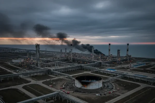 Дронова атака на Туапсе призвела до зупинки роботи нафтопереробного заводу 16 квітня