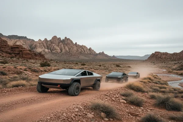 Tesla Cybertruck представила нову екстремальну версію без дверей, призначену для подорожей по бездоріжжю