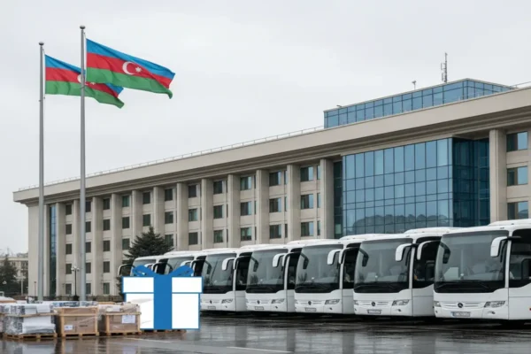 Азербайджан надав Україні подарунок у вигляді пасажирських автобусів