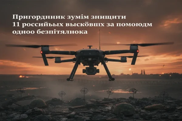 Прикордонник зумів знищити 11 російських військових за допомогою одного безпілотника