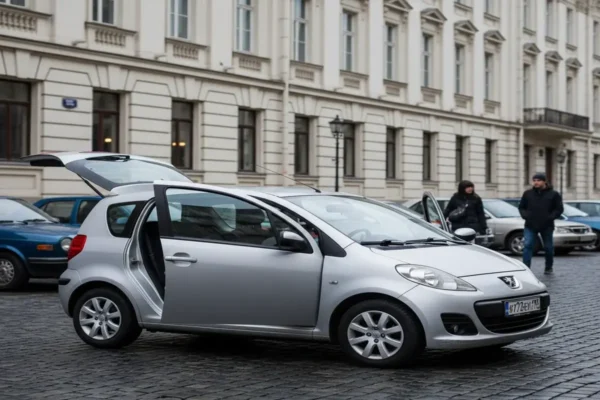 У Києві виявили унікальний Peugeot 1007 з оригінальними зсувними дверима, що привертає увагу автолюбителів