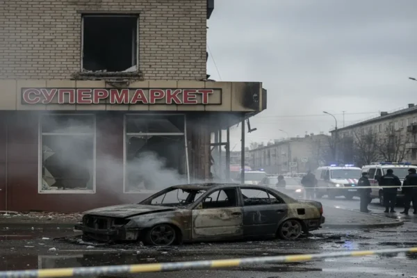 В Харкові стався вибух автомобіля поблизу супермаркету: деталі інциденту та реакція властей