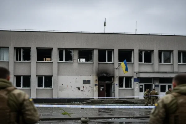 На Закарпатті вдалося відбити атаку на будівлю територіального центру комплектування