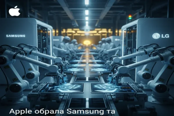 Apple обрала Samsung та LG для нових дисплеїв iPhone 18 Pro