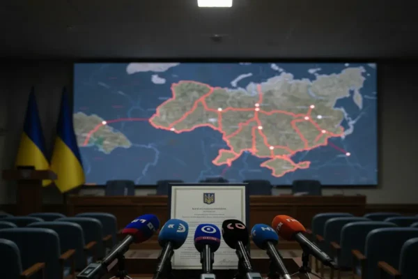 **Варіанти перефразованого заголовка:**

*   Україна готує далекобійну відповідь: Зеленський анонсував удари по території РФ
*   Зеленський розкрив карти: Україна переходить до далекобійних ударів вглиб Росії
*   Далекобійна зброя в дії: Україна готується завдати удару у відповідь по РФ
*   Ескалація конфлікту: Зеленський анонсував українські удари далекобійною зброєю по Росії
*   Київ готує асиметричну відповідь: далекобійні удари по Росії неминучі, заявив Зеленський
