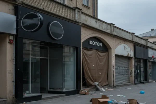 Оптимізовані заголовки:

*   Магазини згортаються: Чому Reebok, Koton та інші покидають український ринок?
*   Український ринок втрачає гравців: Reebok, Koton та Арсен оголосили про закриття
*   Хвиля закриттів в Україні: Чому відомі бренди йдуть з ринку?
*   Бізнес-клімат погіршується? Reebok, Koton та інші згортають діяльність в Україні
*   Не тільки війна: Які фактори змушують бренди тікати з України?