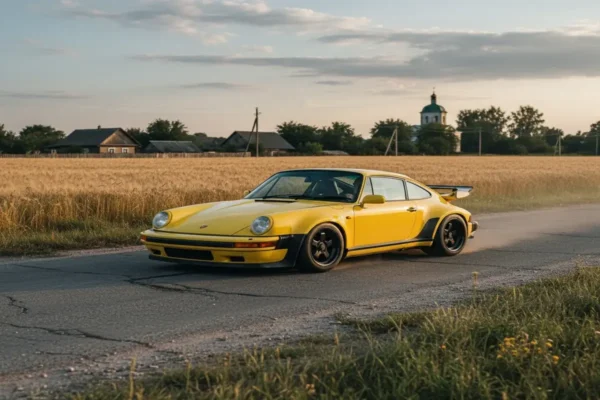 Олдскульний звір на українських дорогах: Рідкісний Porsche RUF з 80-х вразив автолюбителів