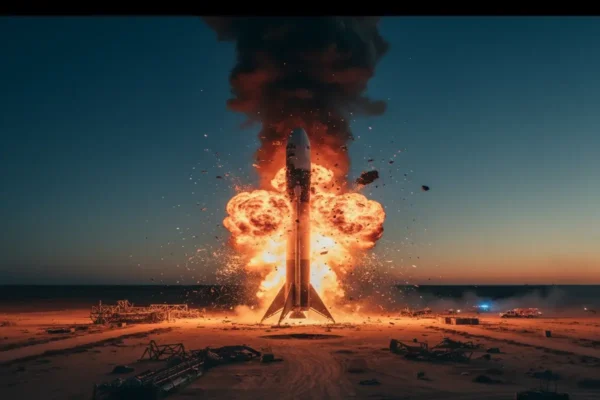 **Ось декілька варіантів перефразованого заголовка:**
* SpaceX знову вражає: Starship V3 успішно сів, але фінал став вибуховим
* Starship V3 від SpaceX: тріумфальне приземлення обернулося ефектним крахом
* SpaceX штурмує космос: Starship V3 підкорився посадці, але не уник вибуху
* Не все золото, що блищить: Starship V3 від SpaceX приземлився і вибухнув
* Ефектний фіаско Starship V3: ракета SpaceX спочатку сіла, а потім вибухнула