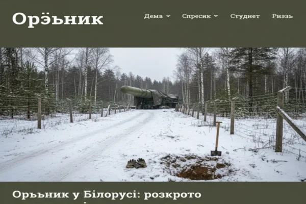 **Орєшнік у Білорусі: розкрито секретне місце дислокації російської ракети**