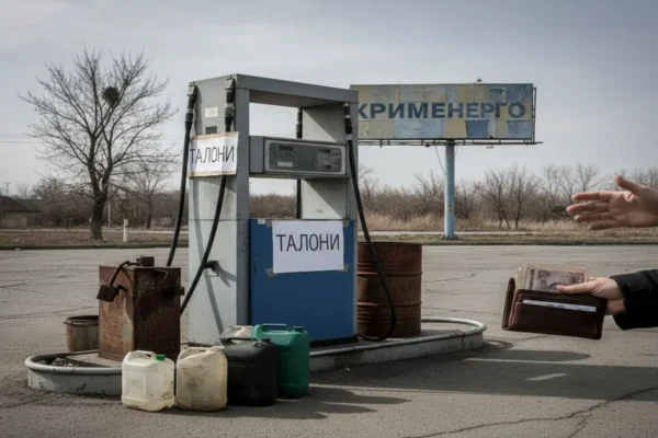 Бензиновий колапс у Криму: паливо відпускають за талонами, дефіцит б’є по кишені